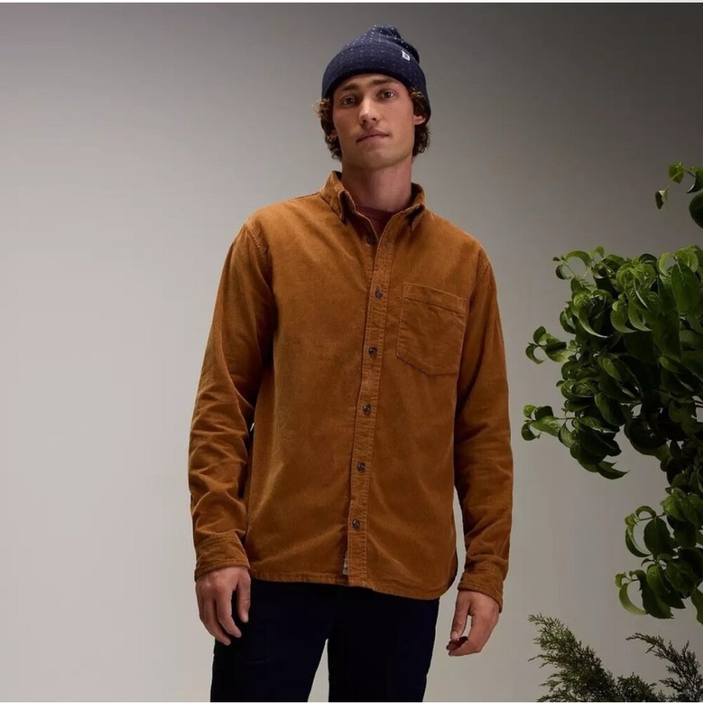 Alpine Design Cord Shirt -  Casual Button Down Shirt